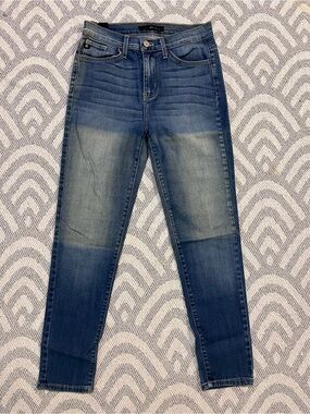 KANCAN High Rise Non-Distressed Skinny Fit Blue Denim Jeans 27